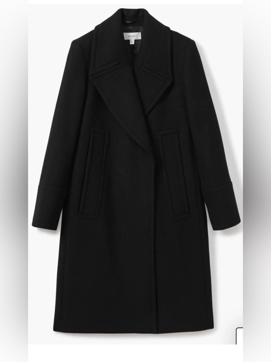 Reiss Jackets & Blazers - Reiss Katia Wool Blend Felt Coat In Black Size US 14/ UK 18 $625